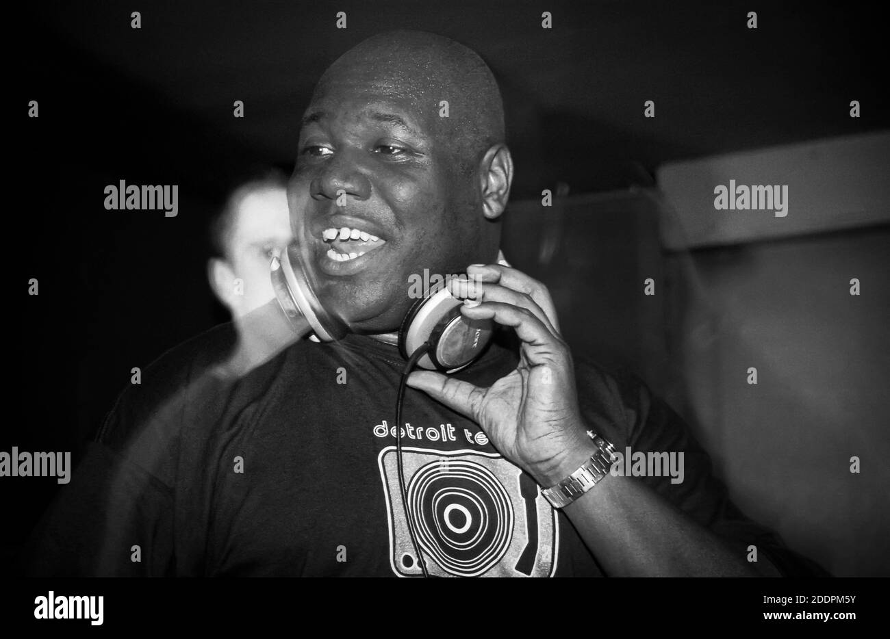 Carl Cox djing at Ultimate Base at the Velvet Rooms, London, June 2001 Stock Photo