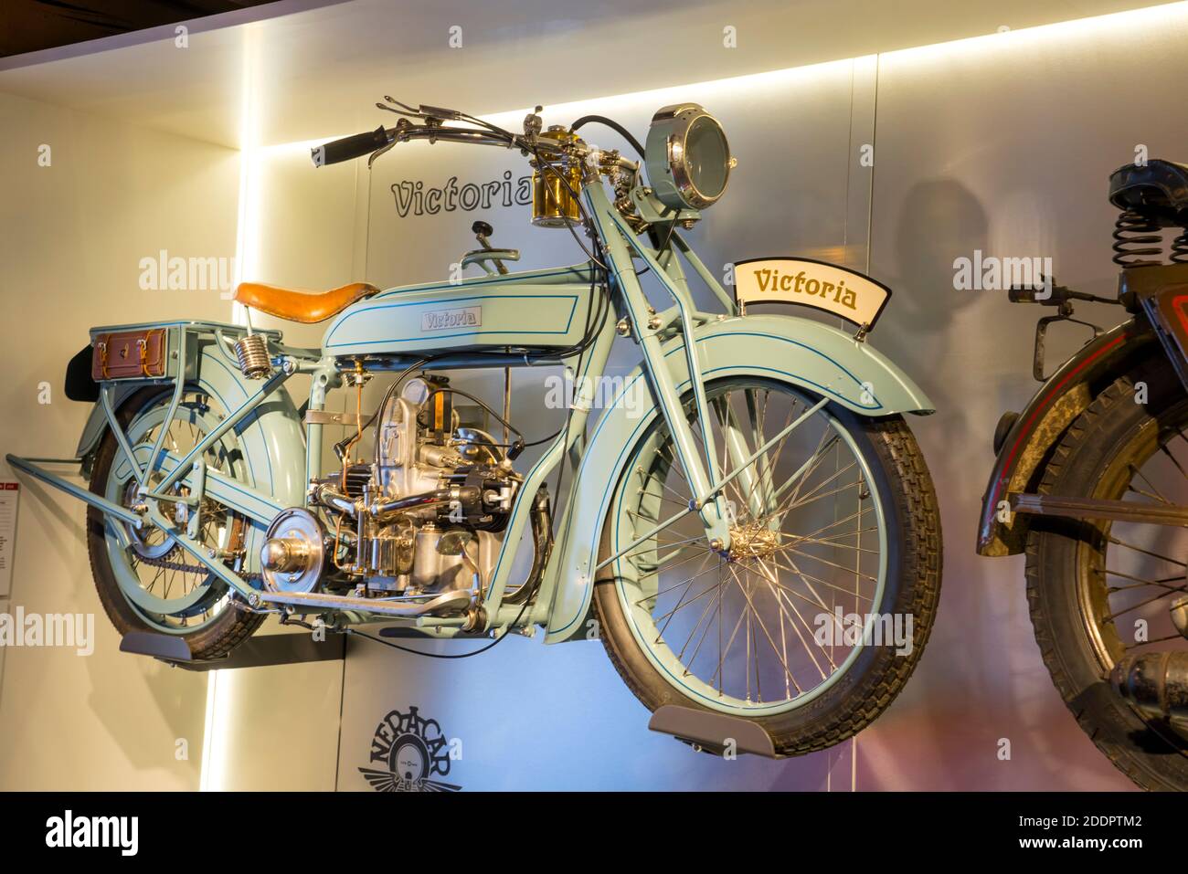 Victoria KRIII motorcycle, Germany, 1921, PS.SPEICHER Museum, Einbeck, Lower Saxony, Germany, Europe Stock Photo