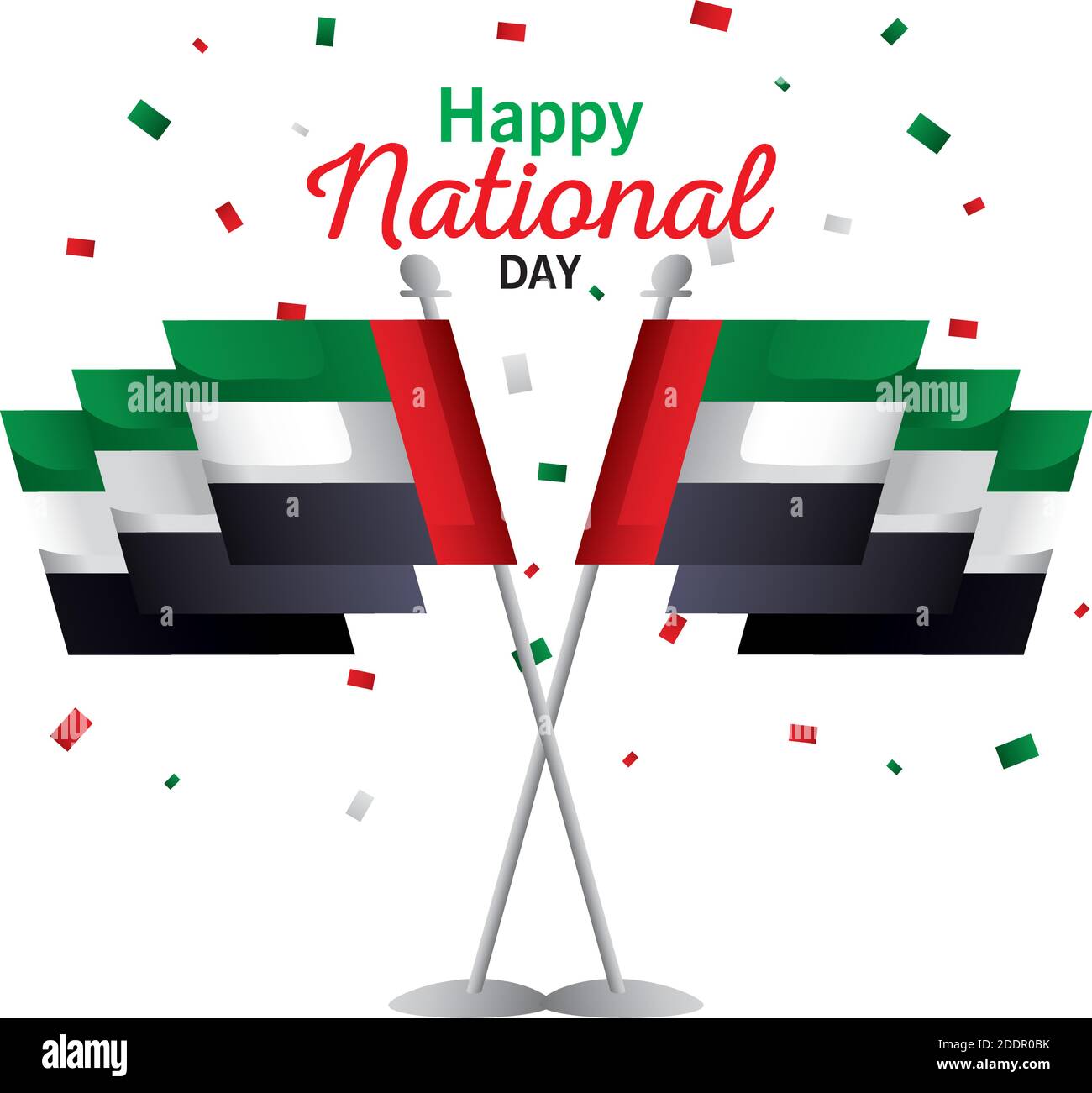 Uae national day with flag vector design Stock Vector Image & Art Alamy