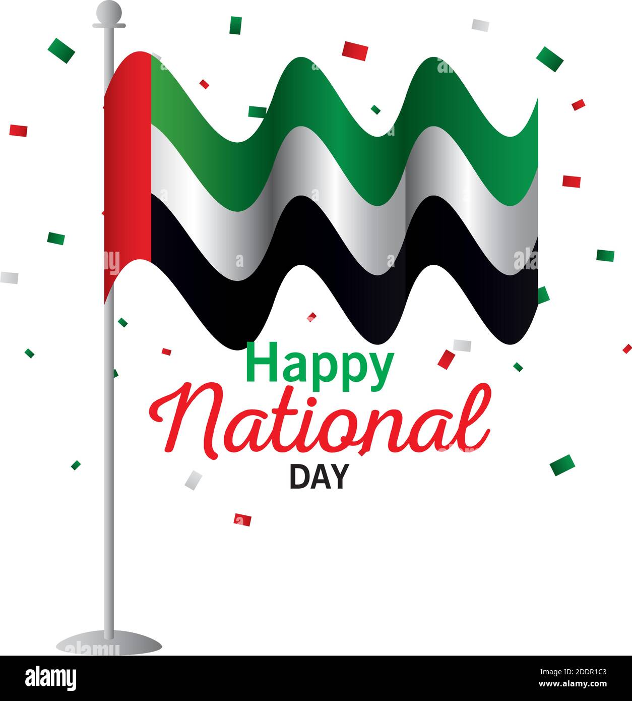 Uae national day with flag vector design Stock Vector Image & Art Alamy