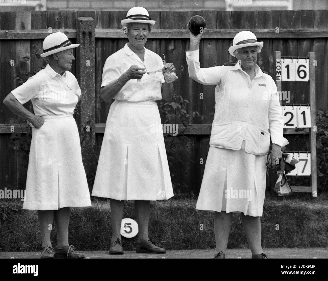 Scenes from the Ladies Crown Green Bowls Championship at Worthing in
