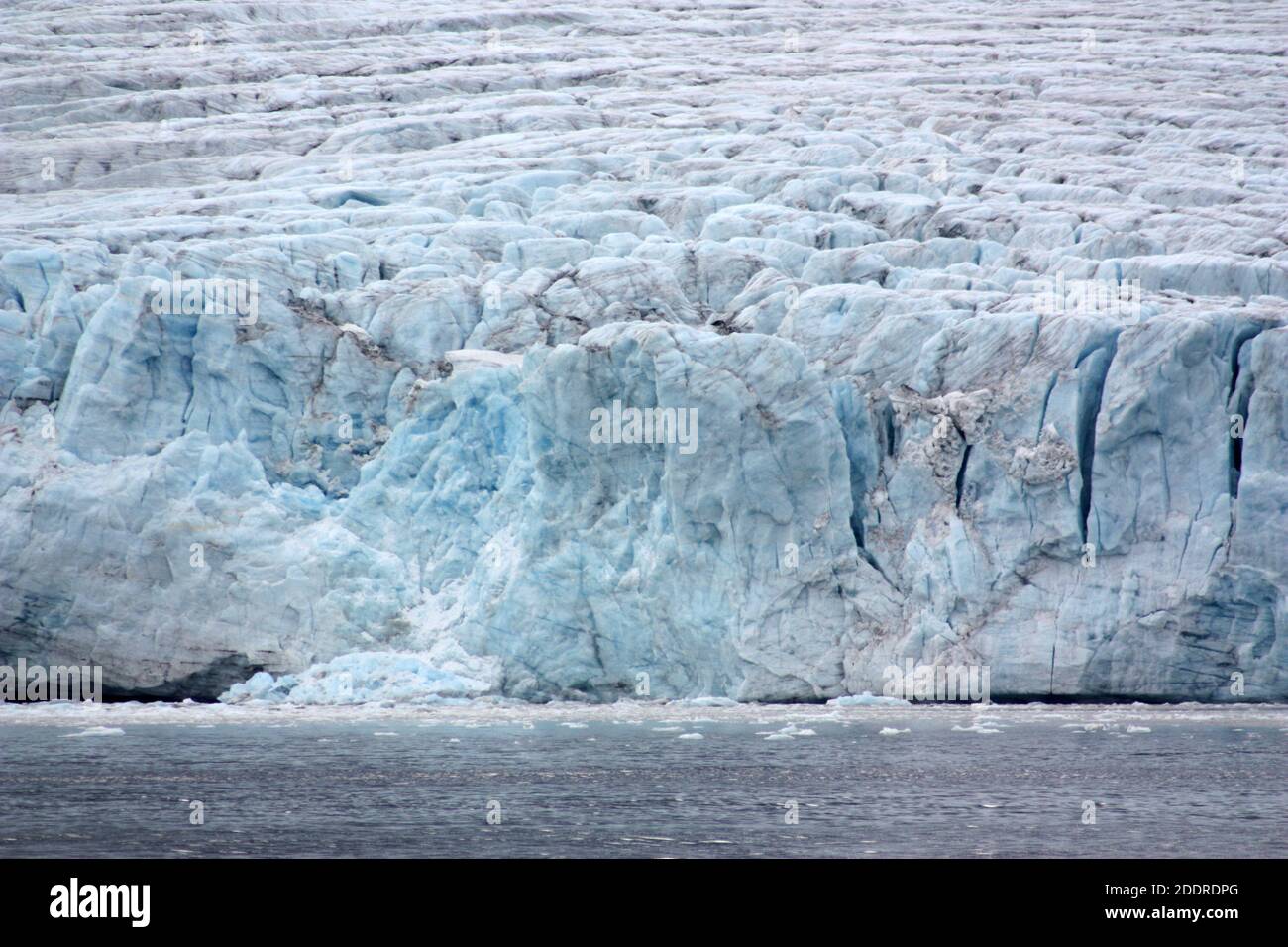 Glacier on Svalbard, Norway Stock Photo