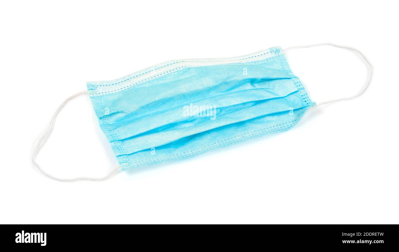 Face mask isolated on white background with clipping path Stock Photo ...