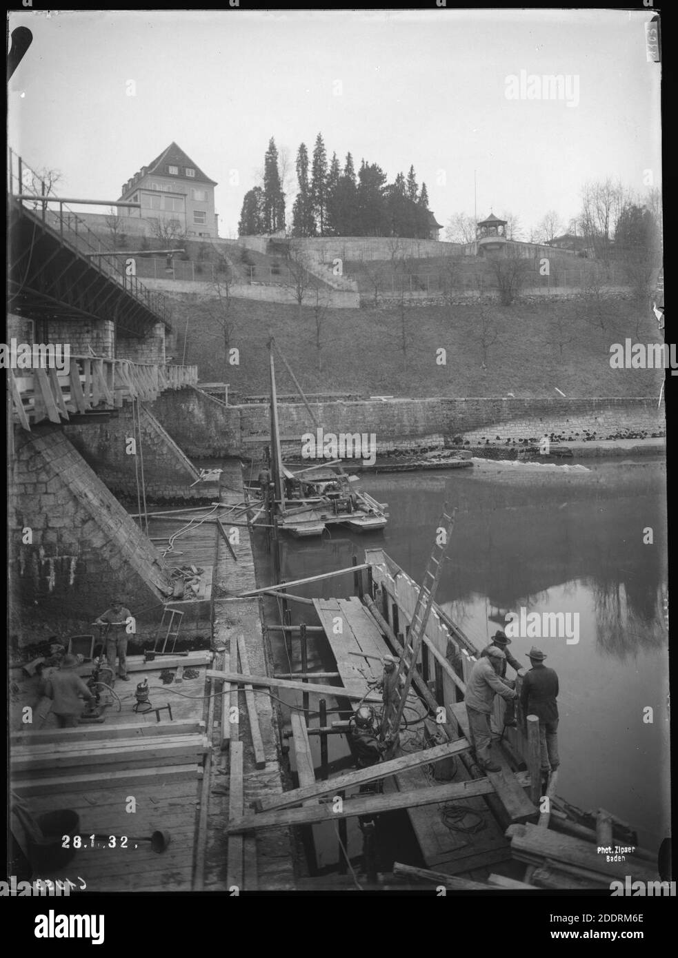 Kraftwerk Aue Baden 1932 Stock Photo Alamy