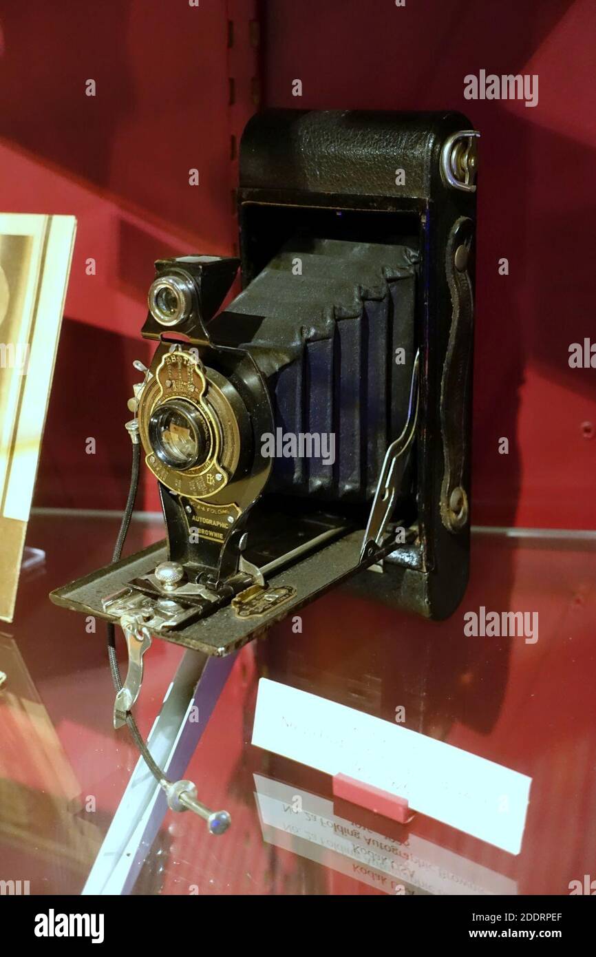 Kodak No. 2A Folding Autographic Brownie, 1915-1926 - Fo Stock Photo