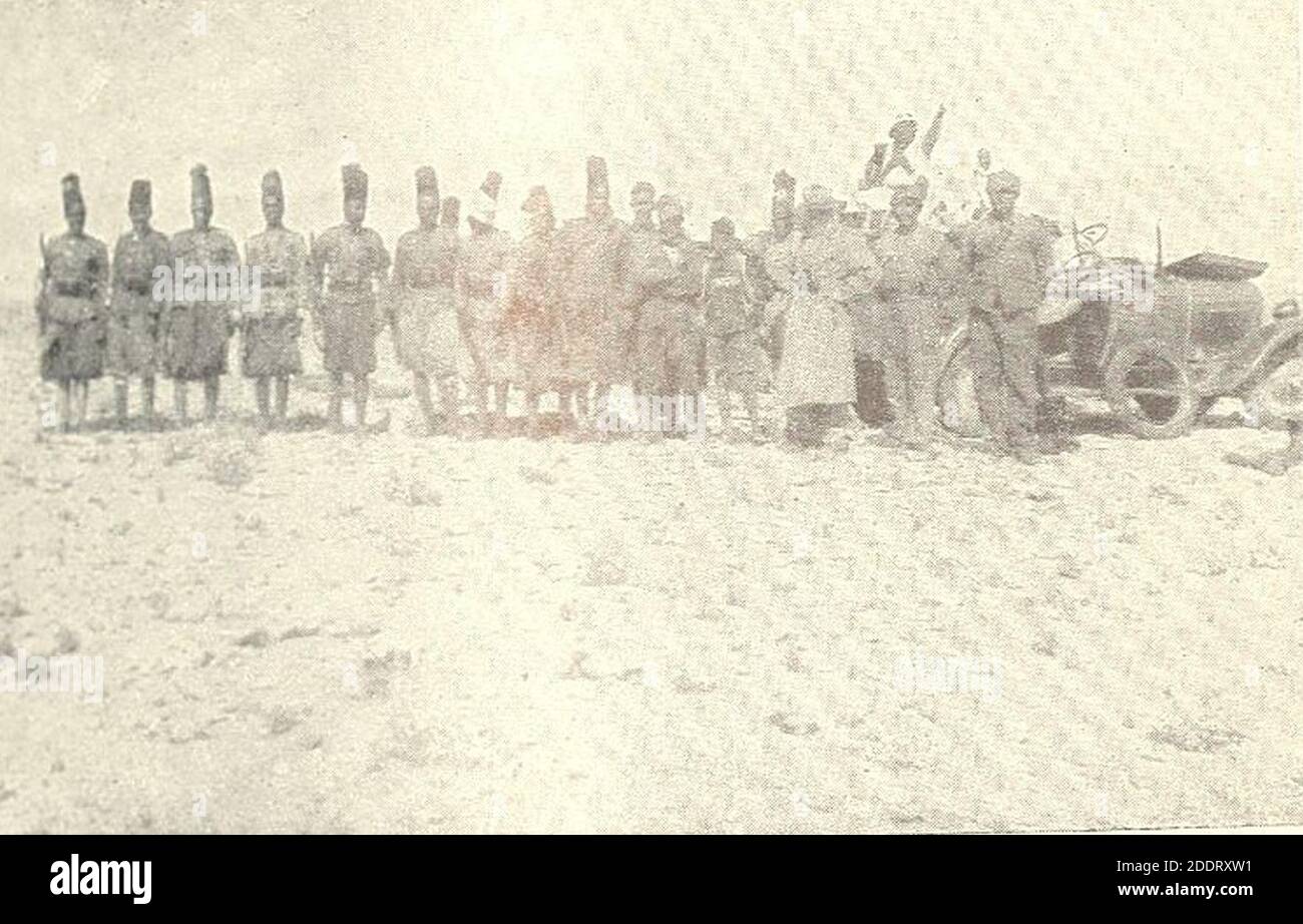 Knud Holmboe Regio corpo truppe coloniali d'Eritrea in Libya 1930. Stock Photo