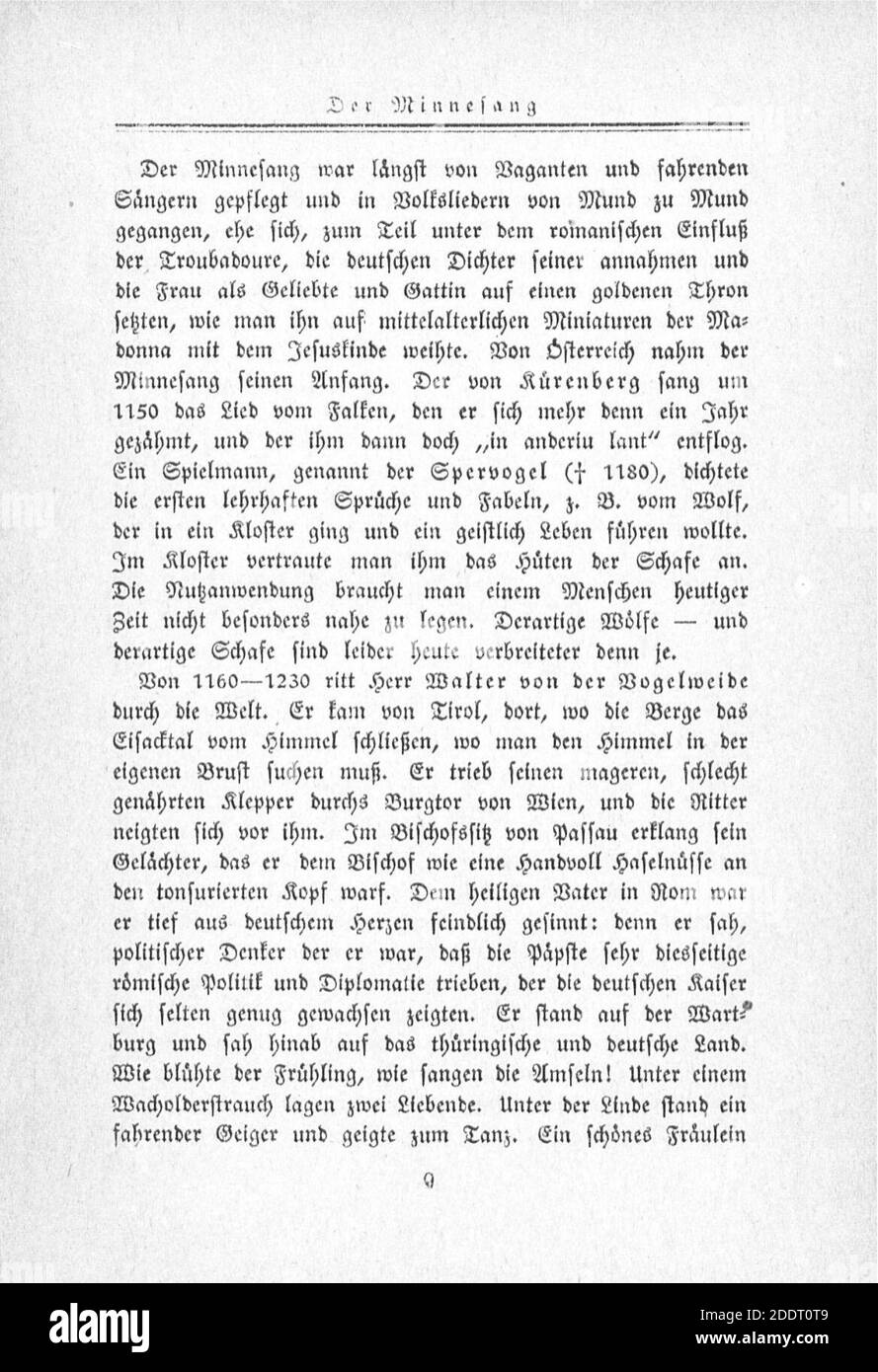 Klabund Deutsche Literaturgeschichte in einer Stunde 009. Stock Photo
