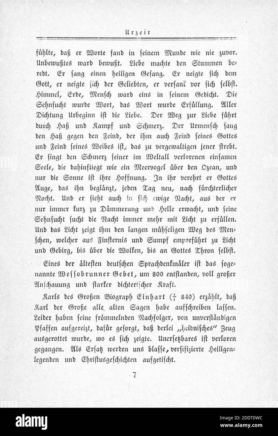 Klabund Deutsche Literaturgeschichte in einer Stunde 007. Stock Photo