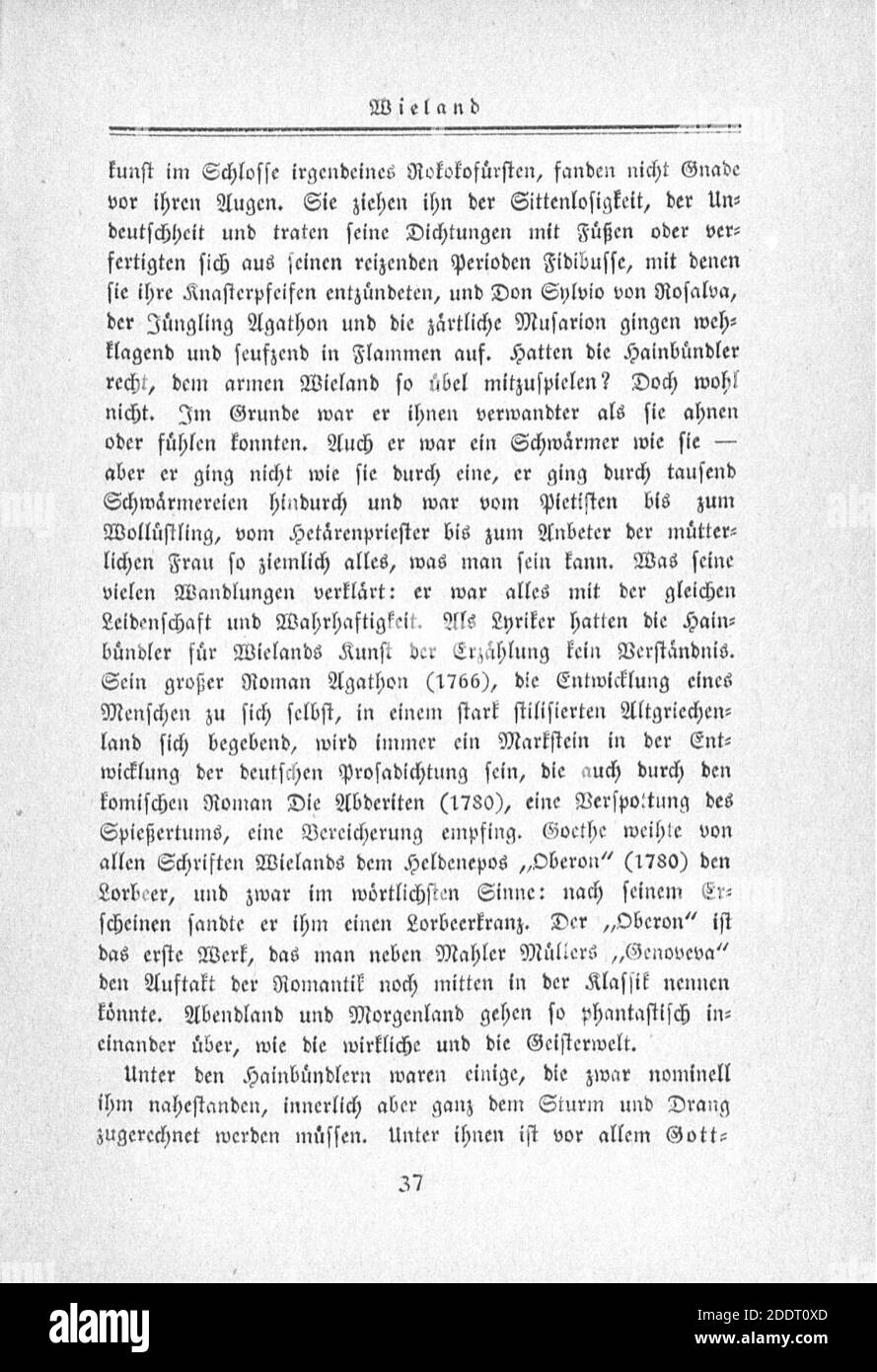 Klabund Deutsche Literaturgeschichte in einer Stunde 037. Stock Photo