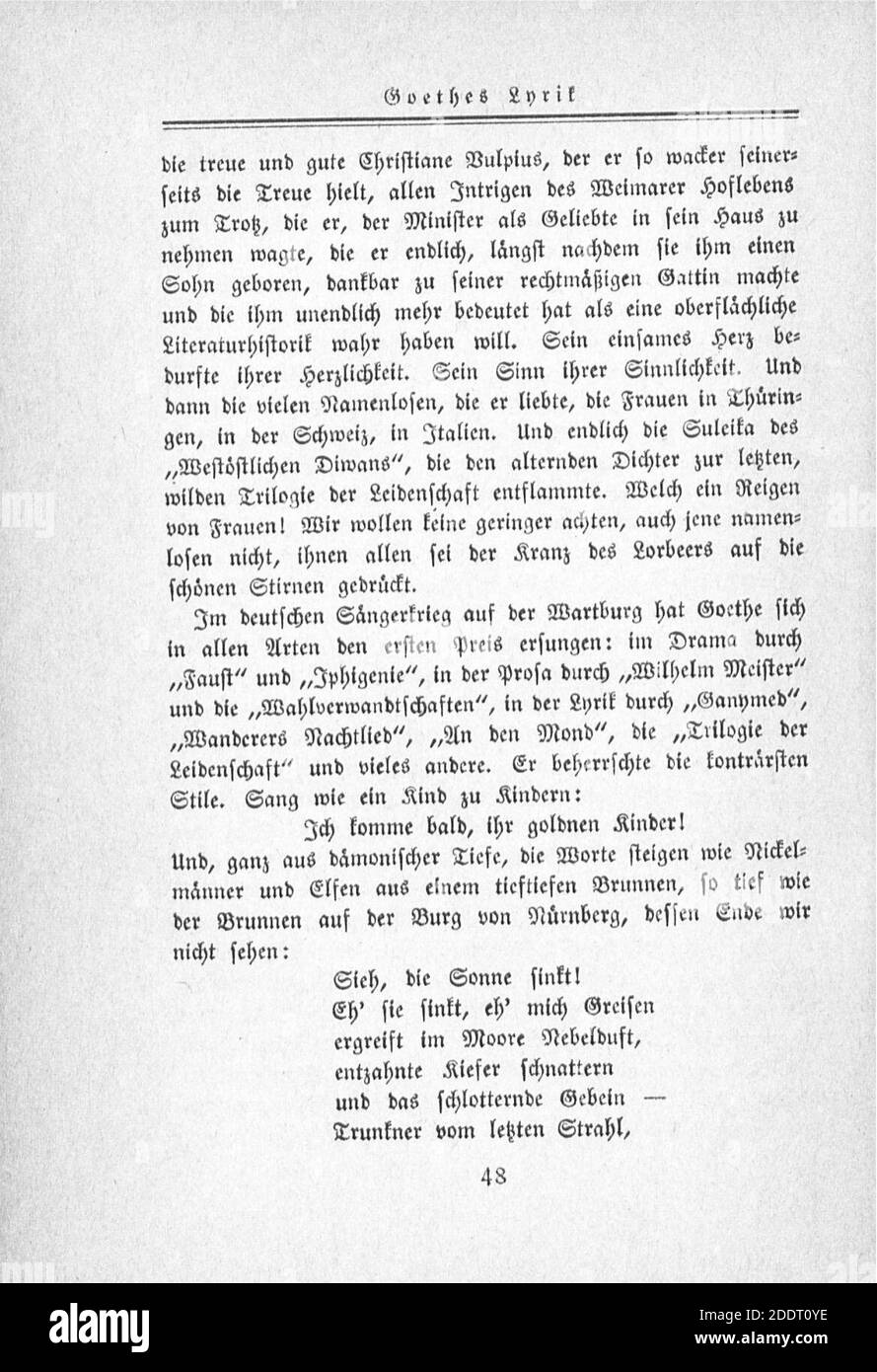 Klabund Deutsche Literaturgeschichte in einer Stunde 048. Stock Photo