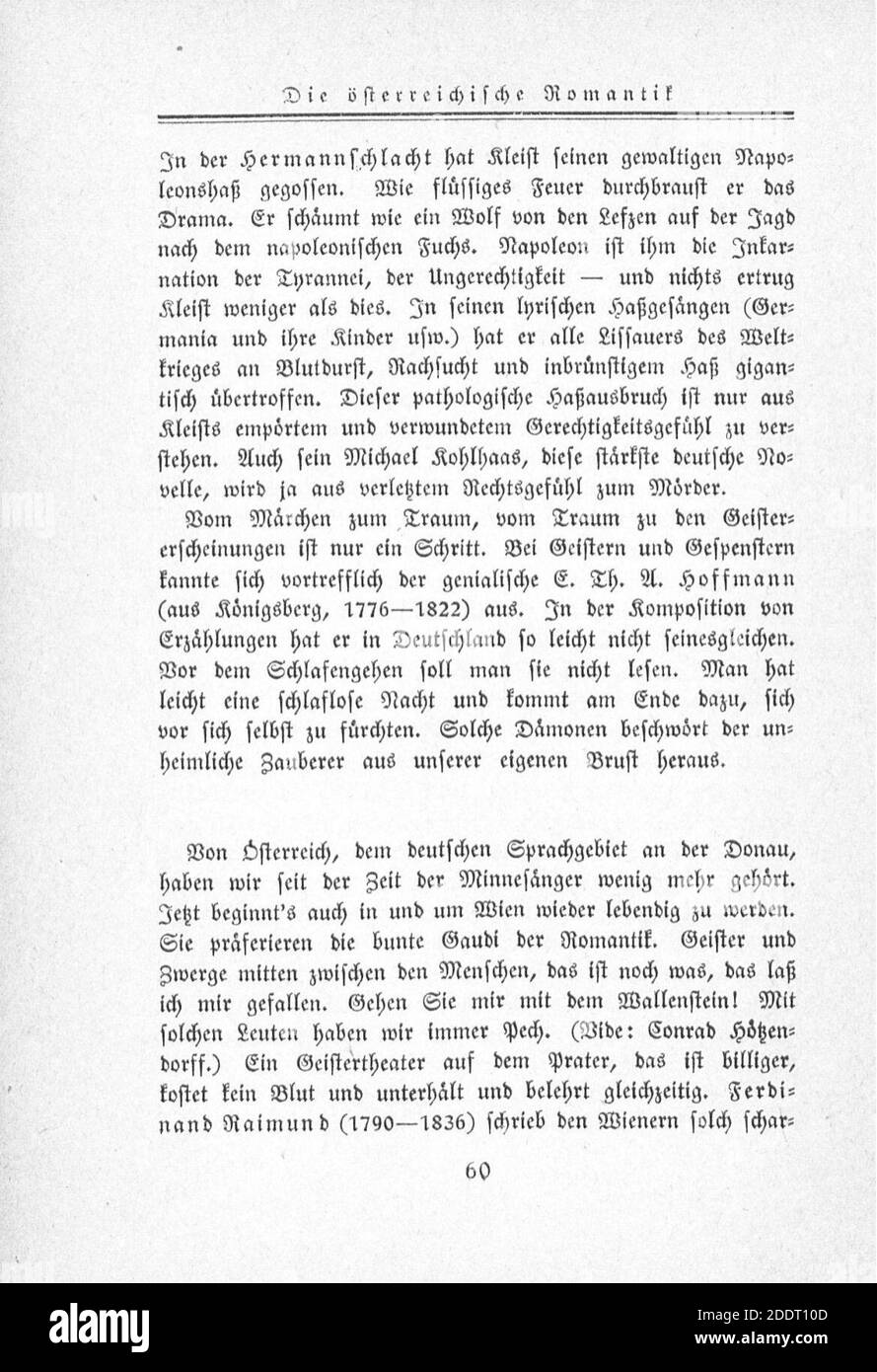 Klabund Deutsche Literaturgeschichte in einer Stunde 060. Stock Photo