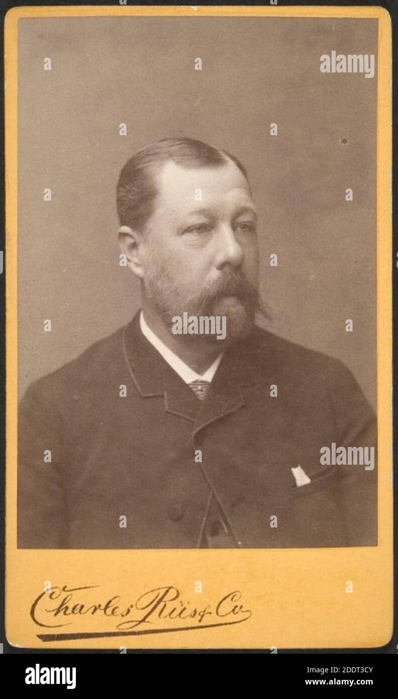 Kleineh Oscar (1846-1919). Stock Photo