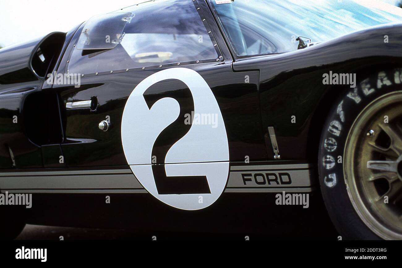 Ford GT40 MKII Winner of the 1966 Le Mans 24 Hour race. Stock Photo