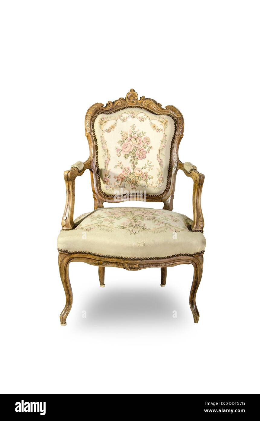 old fashioned armchair