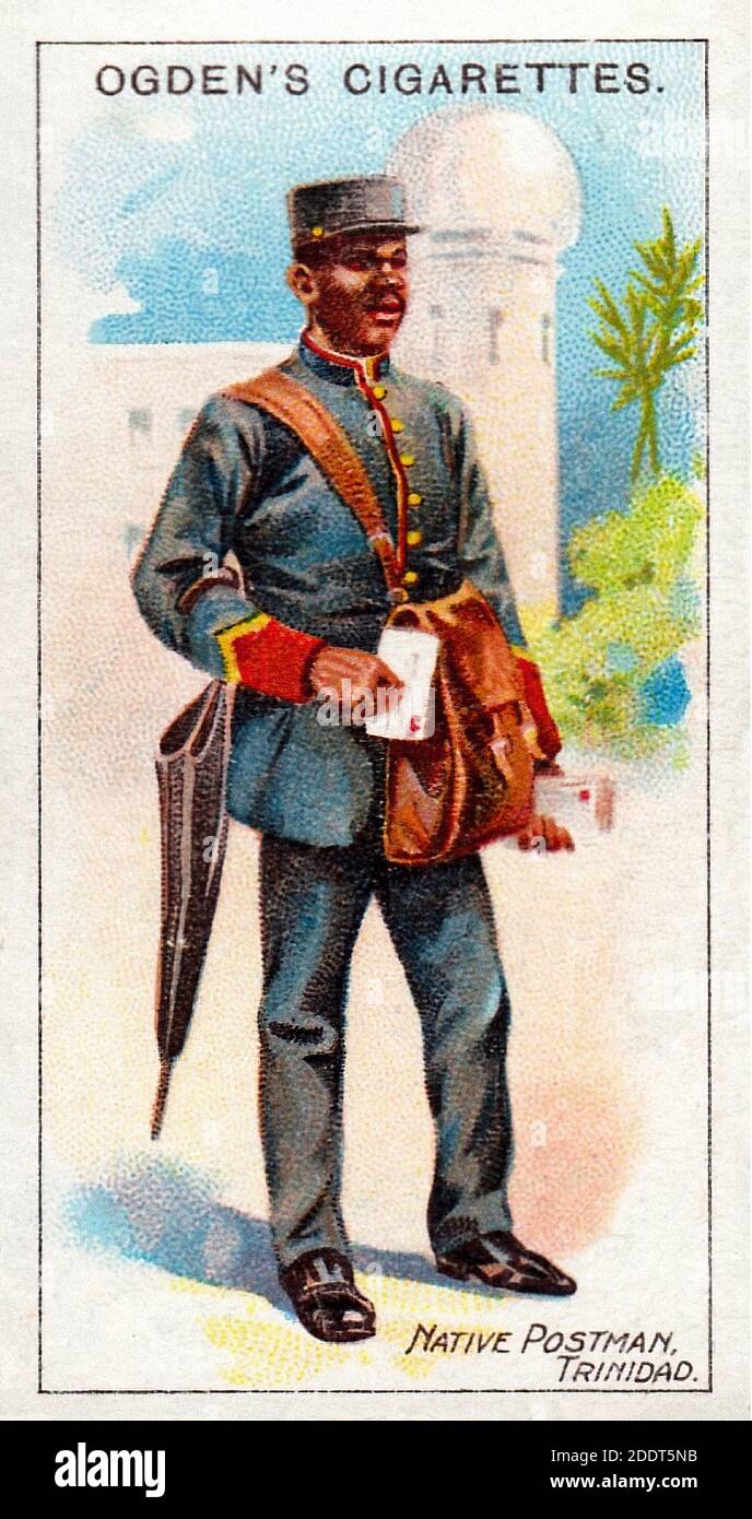 can you post cigarettes royal mail Antique cigarettes cards. Ogden's Cigarettes (series of Royal Mail). Native  Postman (20), Trinidad isle, 1909 The island lies 11 km (6.8 mi) off the n  Stock Photo