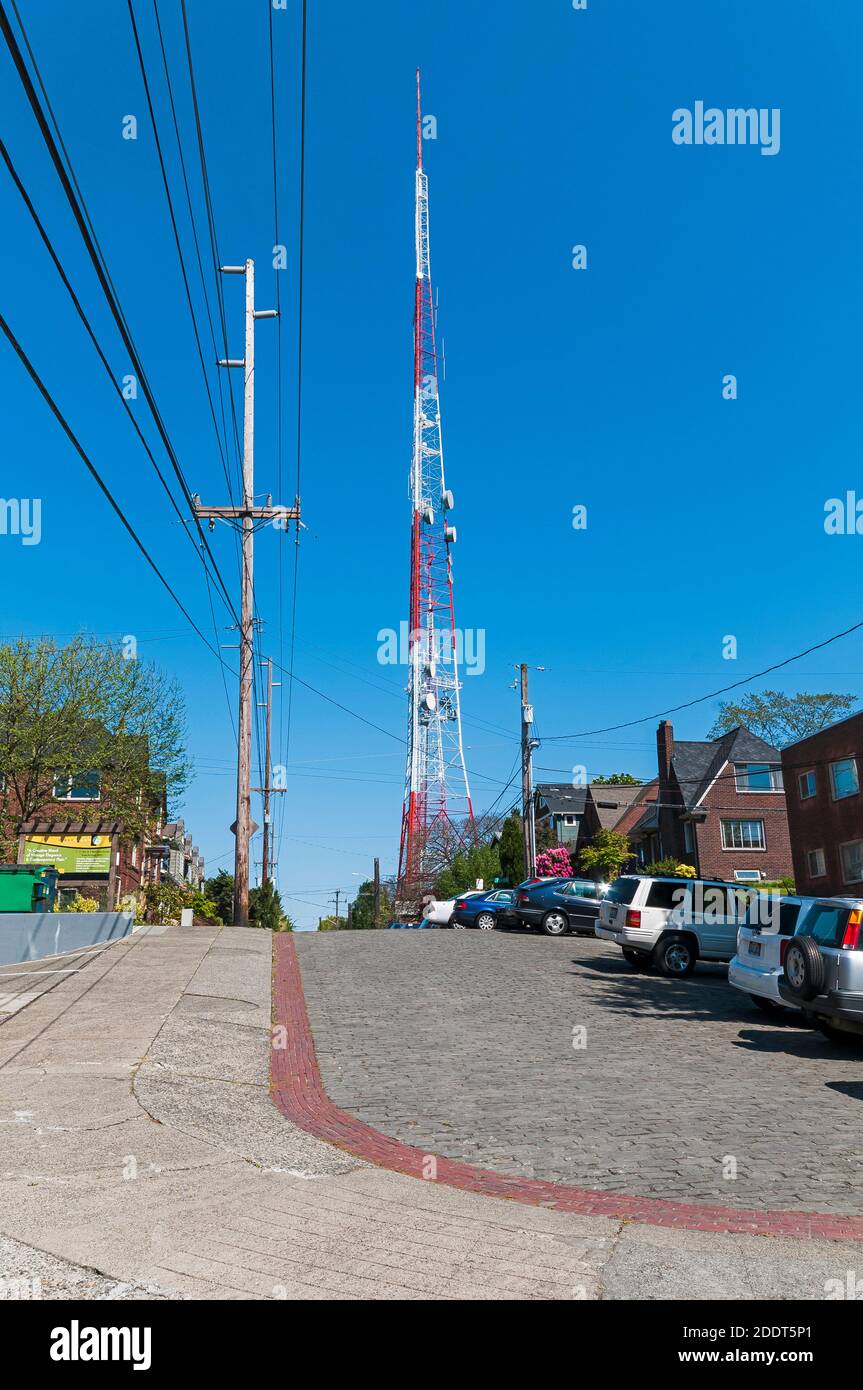 Queen Anne Hill Broadcasting Towers, Queen Anne, Seattle, Washington