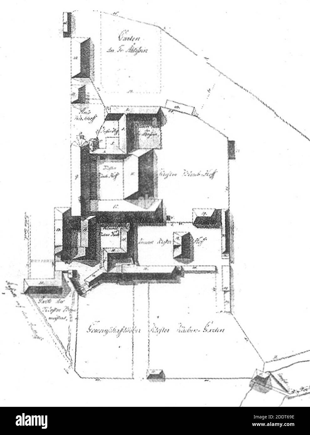 Kloster Lüne 1800 Stock Photo Alamy