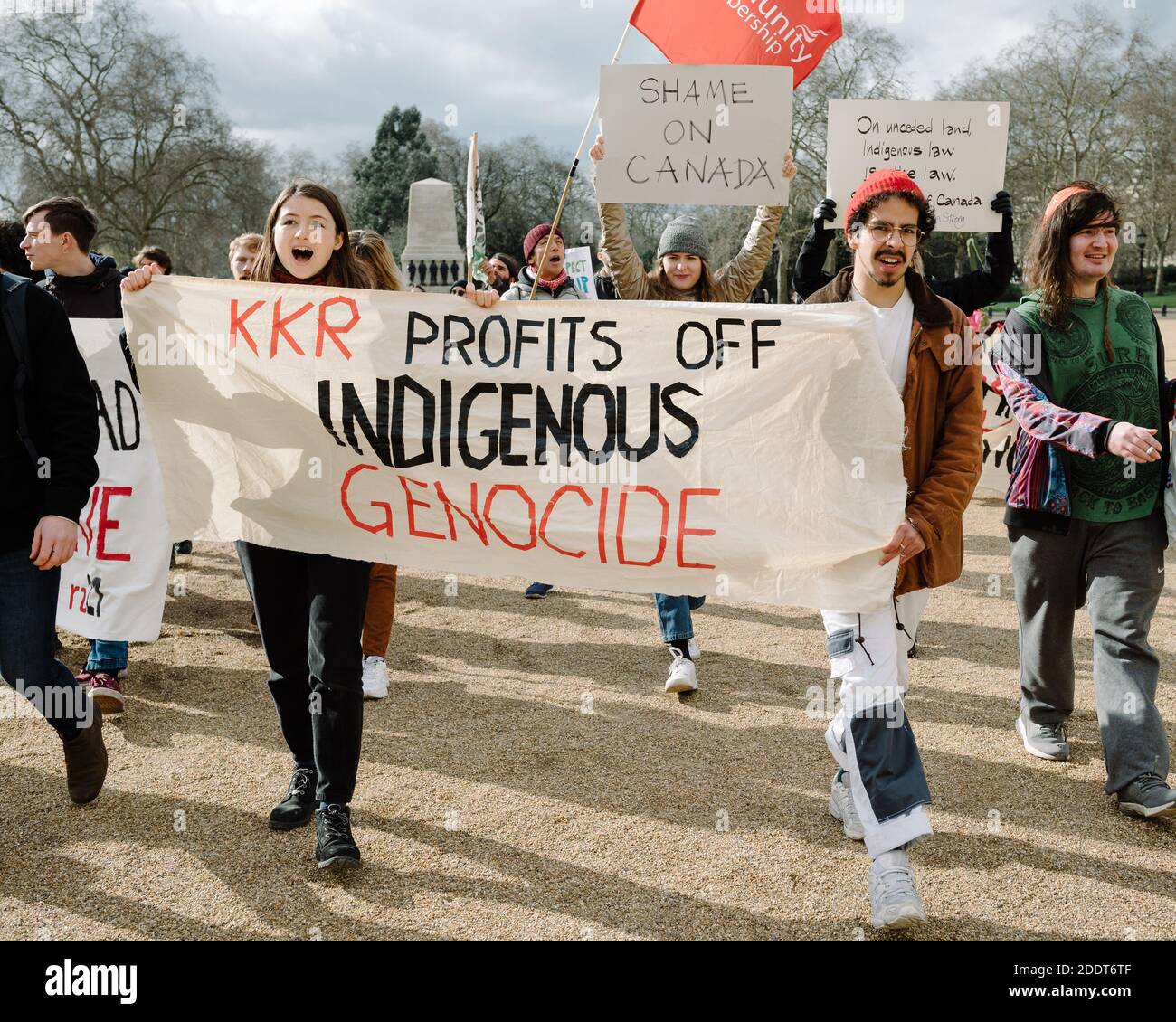 Wet'suwet'en protesters hi-res stock photography and images - Alamy