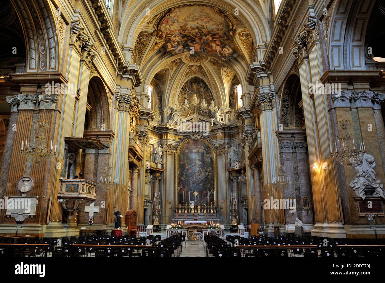 Italy, Rome, basilica dei Santi Dodici Apostoli, church of Twelve Holy Apostles Stock Photo