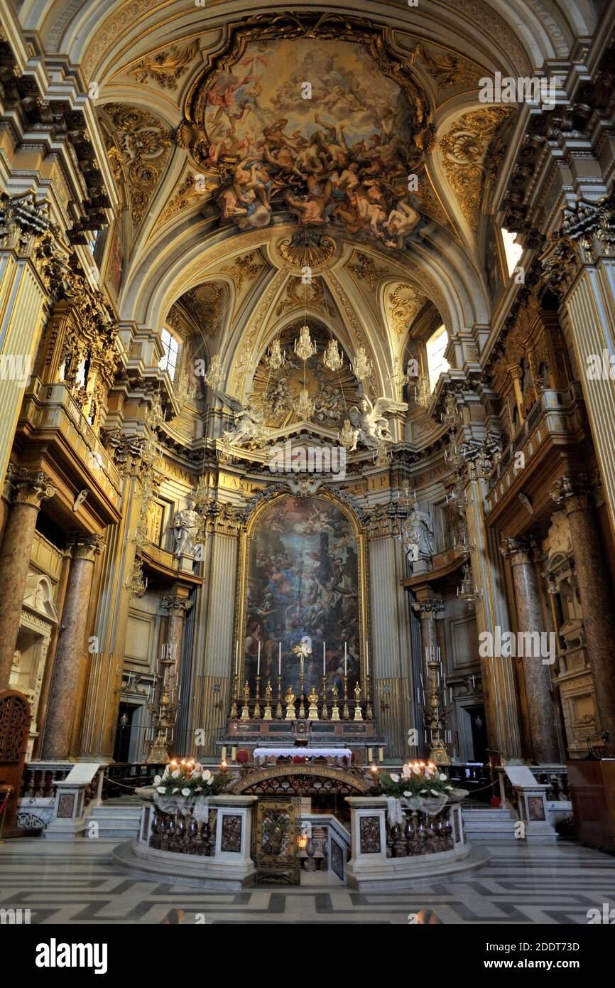Italy, Rome, basilica dei Santi Dodici Apostoli, church of Twelve Holy Apostles Stock Photo
