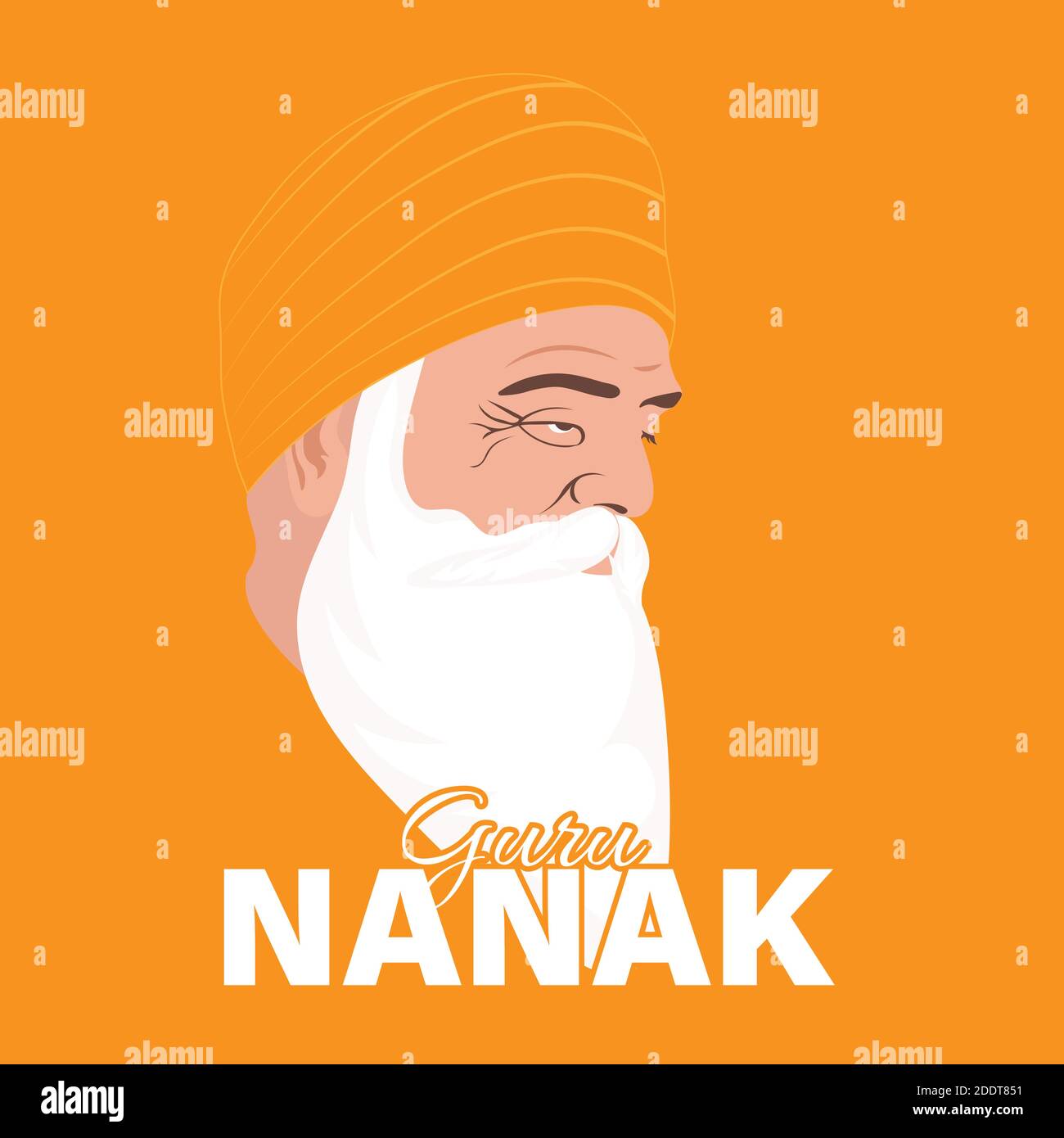 Vector Illustration for Guru Nanak Jayanti the birth anniversary of ...