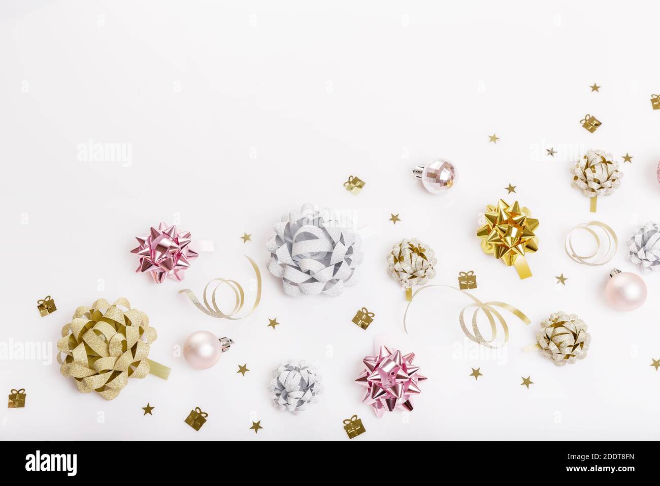 Celebration, party backgrounds concepts ideas with golden, silver, pink