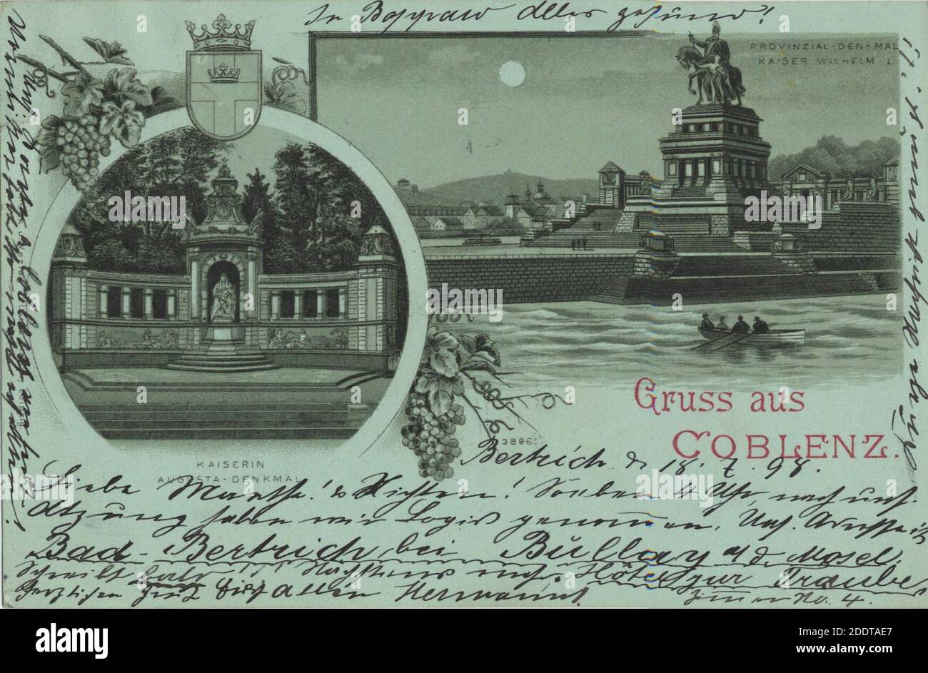 Koblenz (Rhein), RheinlandPfalz KaiserWilhelmDenkmal; Kaiserin