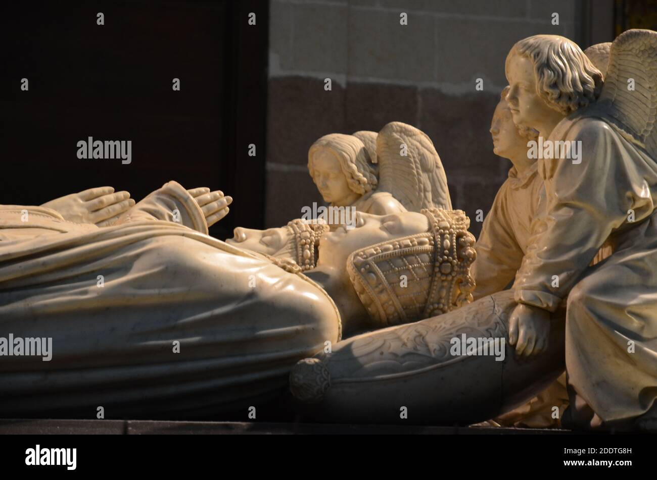 Tomb of Francis II, Duke of Brittany, at the cathedral of St. Peter in Nantes, France Stock Photo