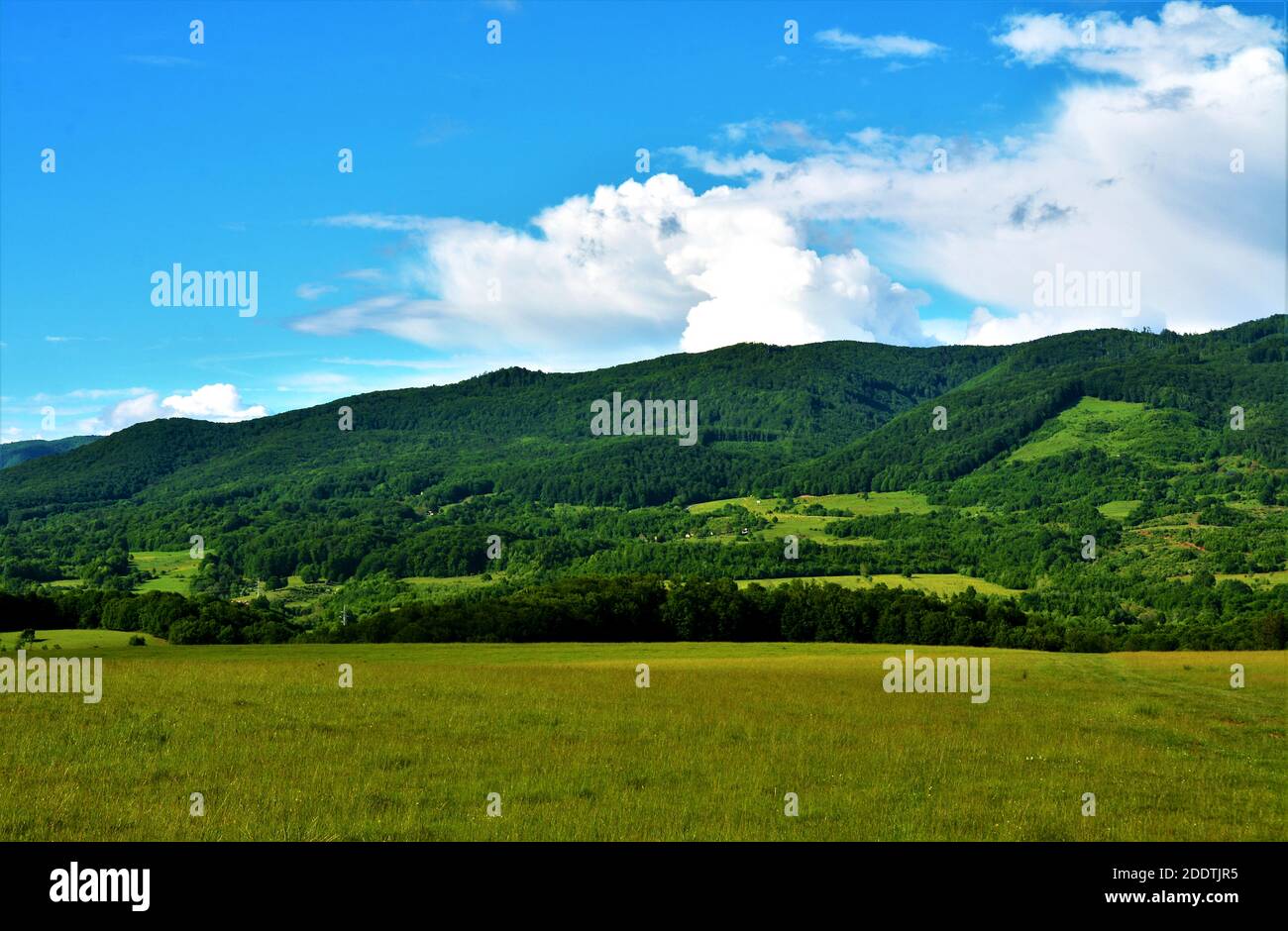 Shot beautiful green mountain hi-res stock photography and images - Alamy