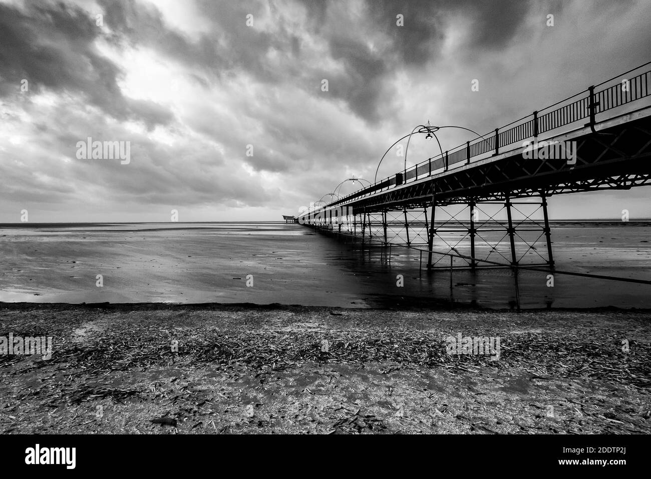 Southport Pier & Pavilion, Southport, Merseyside Stock Photo Alamy