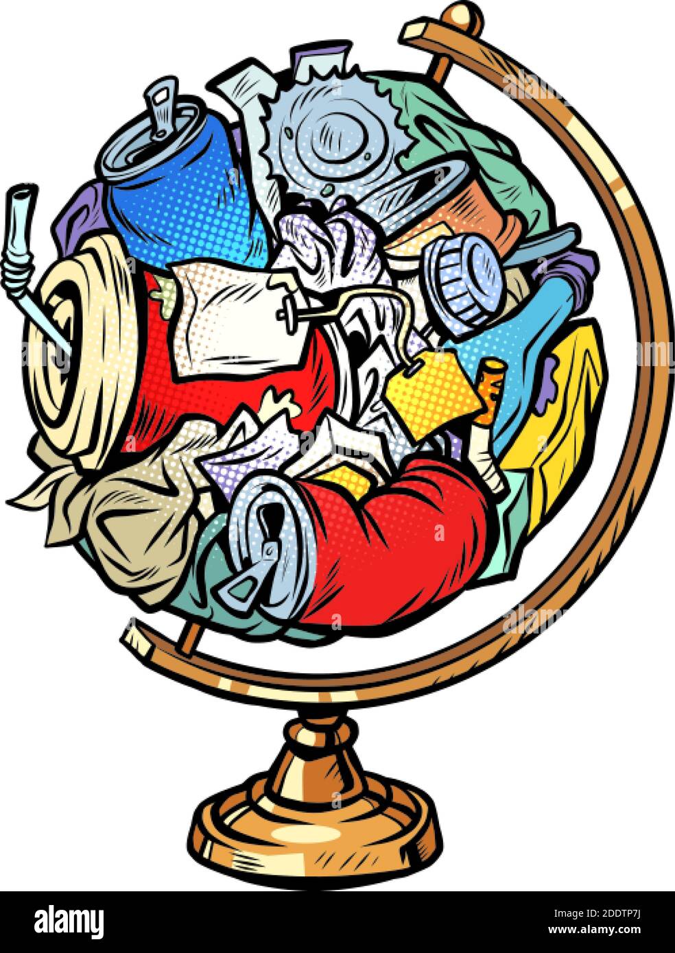 globe international garbage household plastic food containers Stock Vector Image & Art Alamy