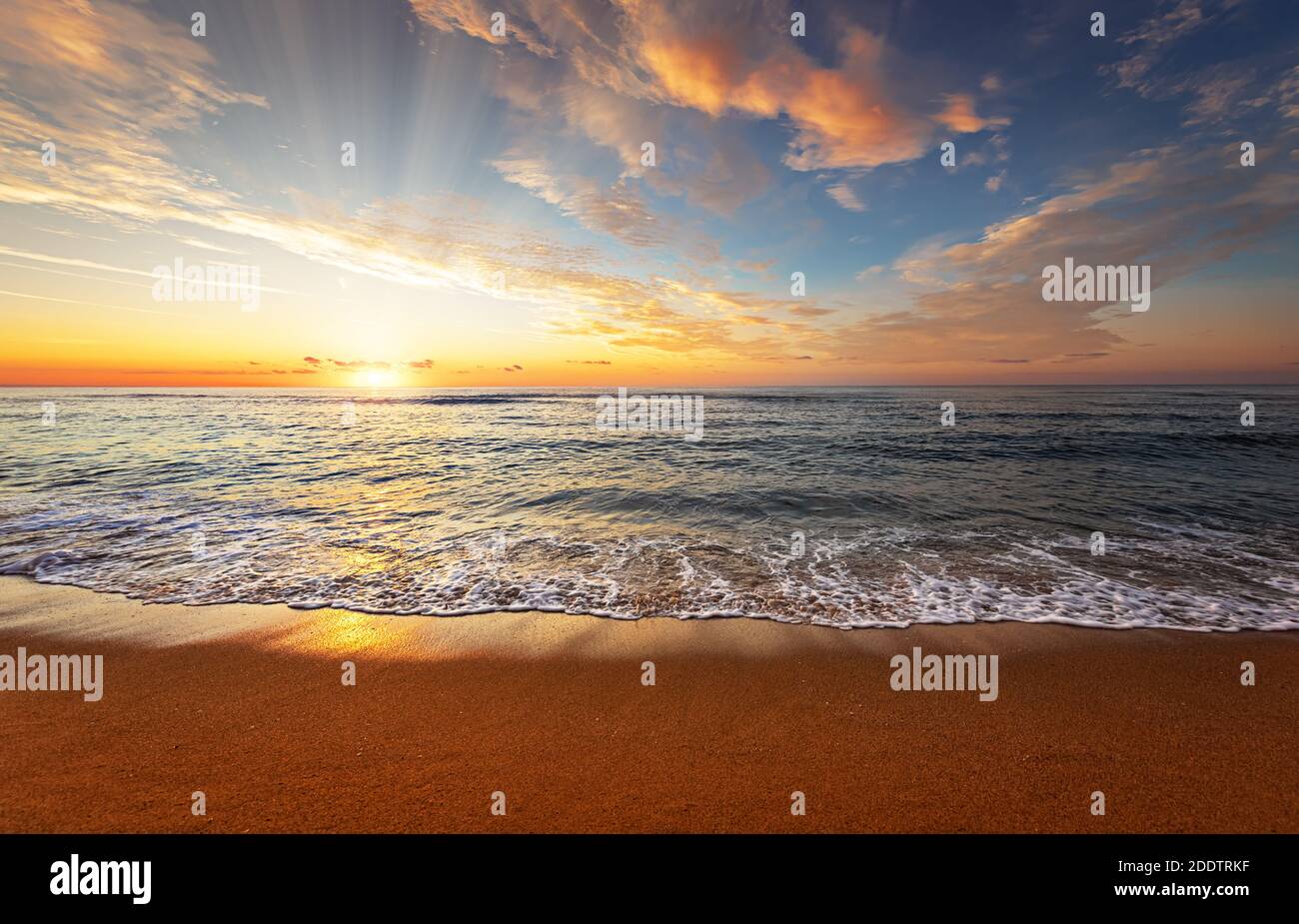 Sky background on sunset. Nature composition! Stock Photo