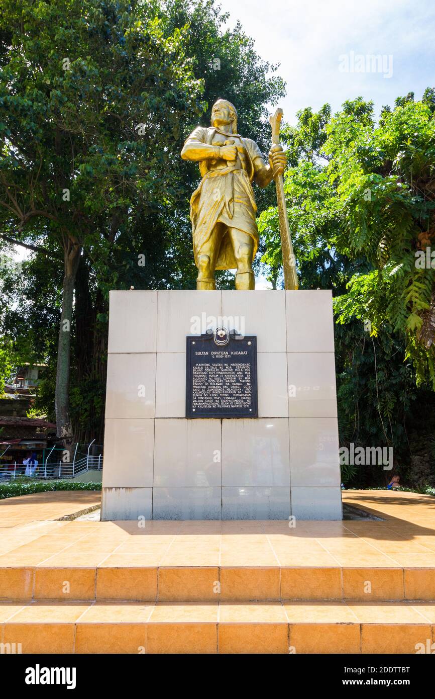 The Sultan Kudarat Monument in Cotabato City, Philippines Stock Photo