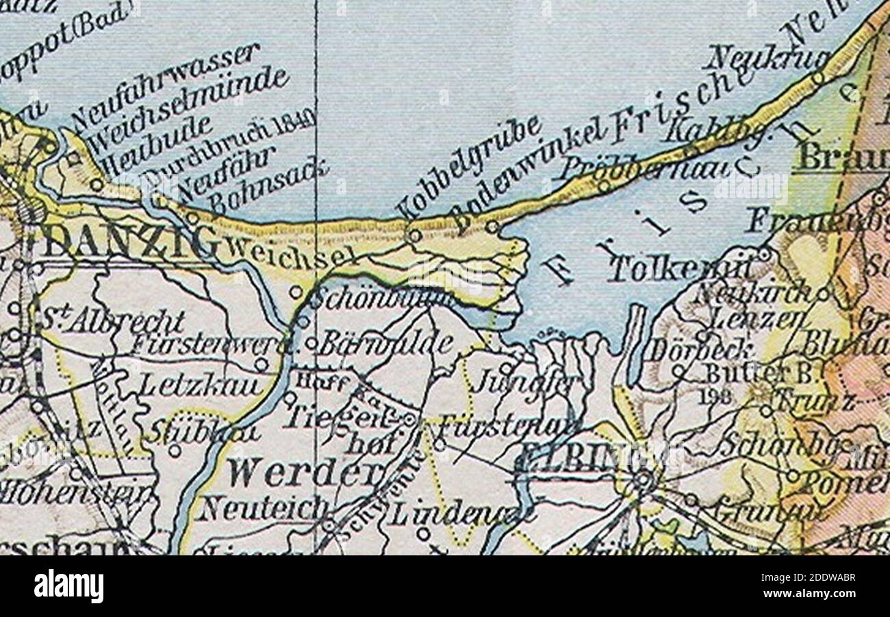 Данцигский коридор карта