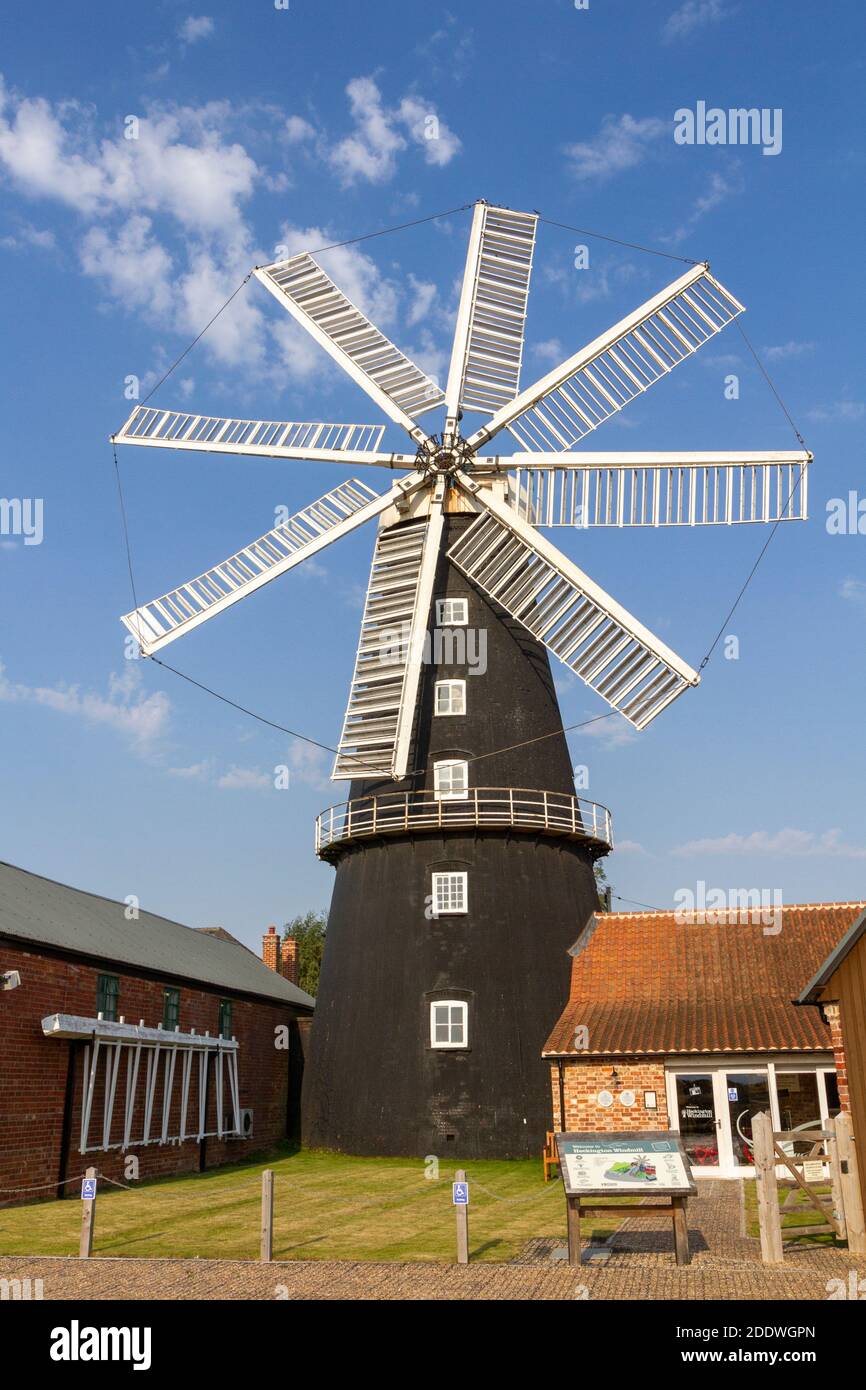 Heckington Windmill, the only eightsailed tower windmill still