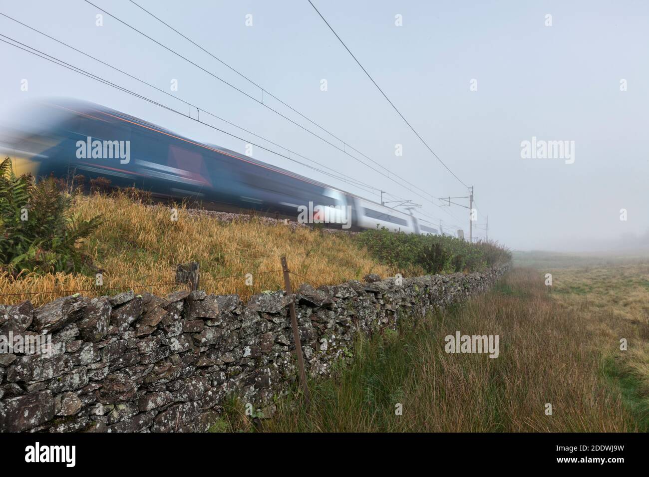 Avanti west coast pendolino train 390121 speeding along the west coast ...