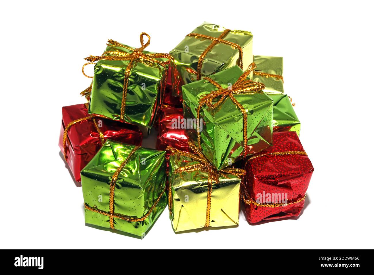 set of gift box isolated on white backgrounds Stock Photo - Alamy