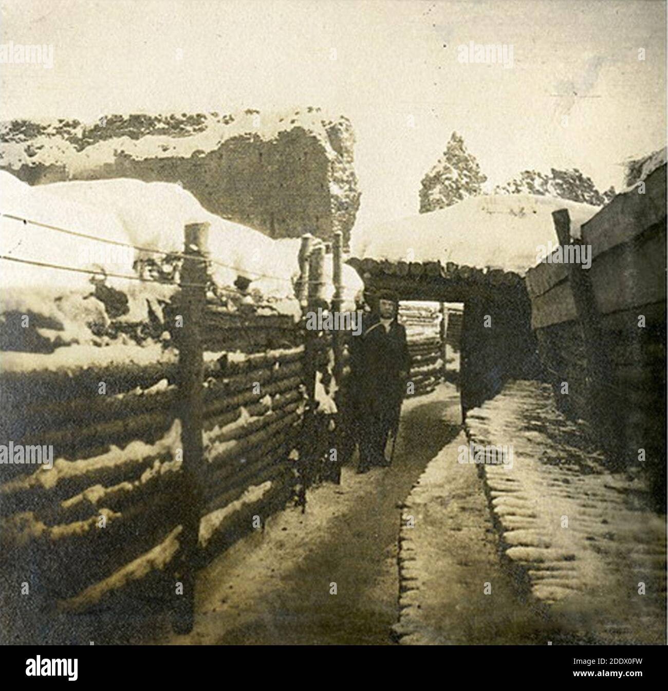 Kreŭski zamak. Крэўскі замак (1915-16) (3 Stock Photo - Alamy