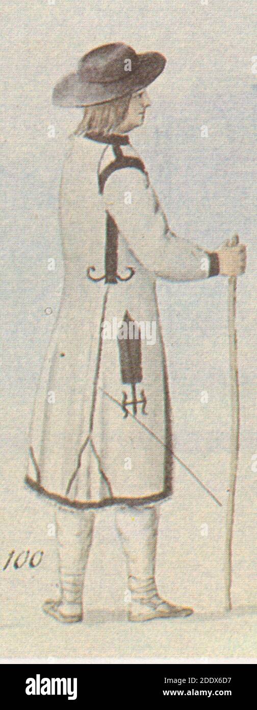 Krieviņi (Votic) peasant from Saule manor by Brotze Stock Photo Alamy