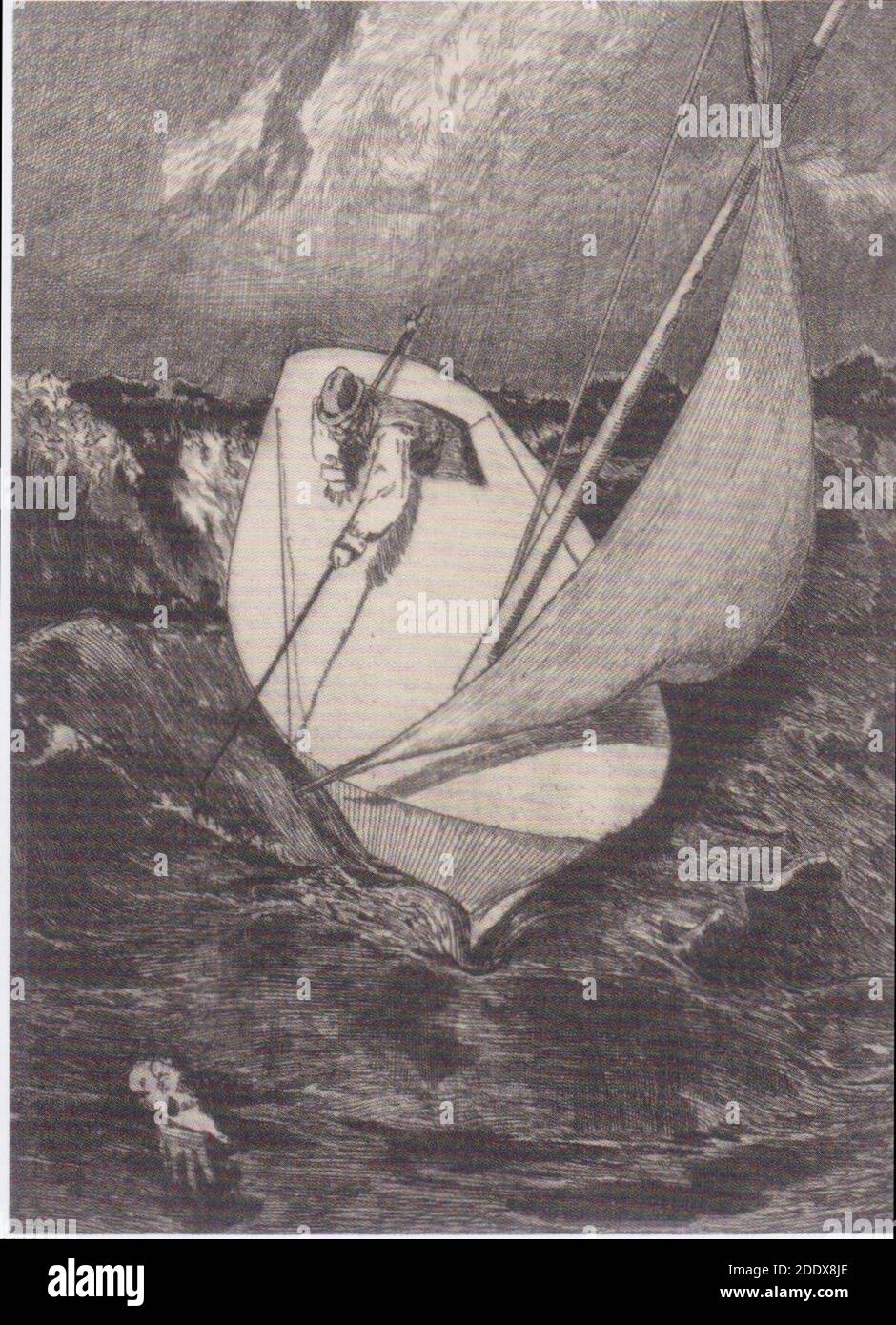 Klinger - Rettung - 1893. Stock Photo