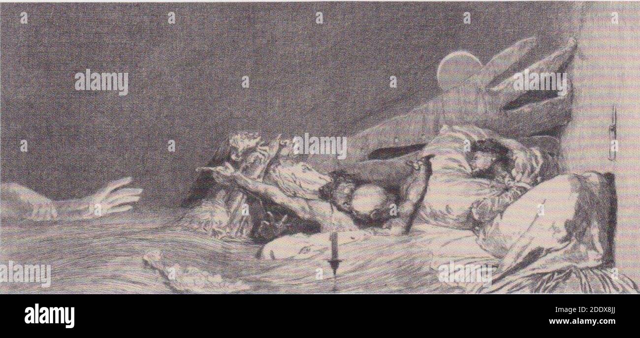 Klinger - Ängste - 1893 Stock Photo - Alamy