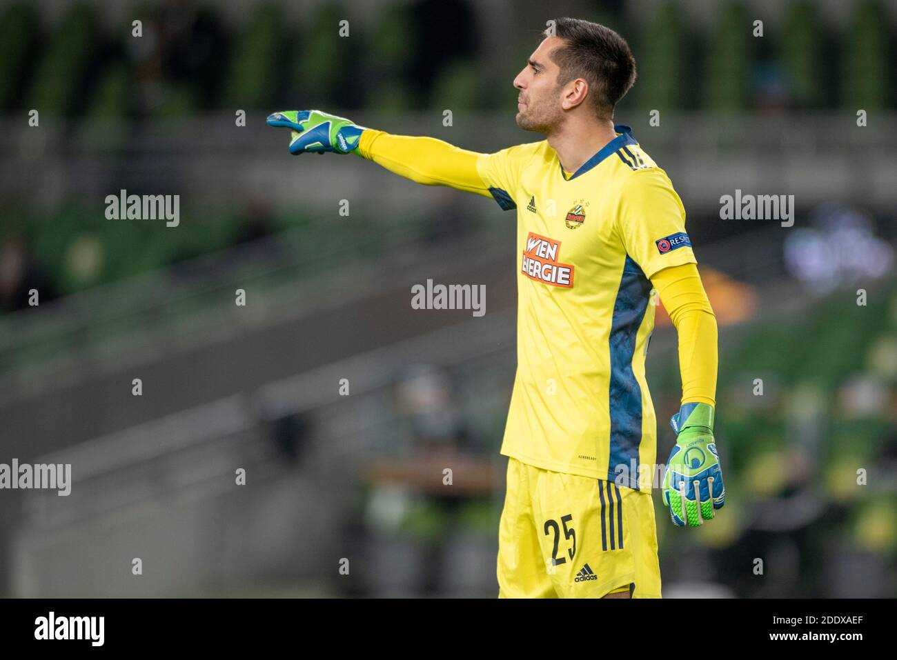Dublin, Ireland. 26th Nov, 2020. Paul Gartler of Rapid during the Europa League Group B match between Dundalk FC and SK Rapid Wien at Aviva Stadium in Dublin, Ireland on November 26, 2020 (Photo by Andrew SURMA/ Credit: Sipa USA/Alamy Live News Stock Photo