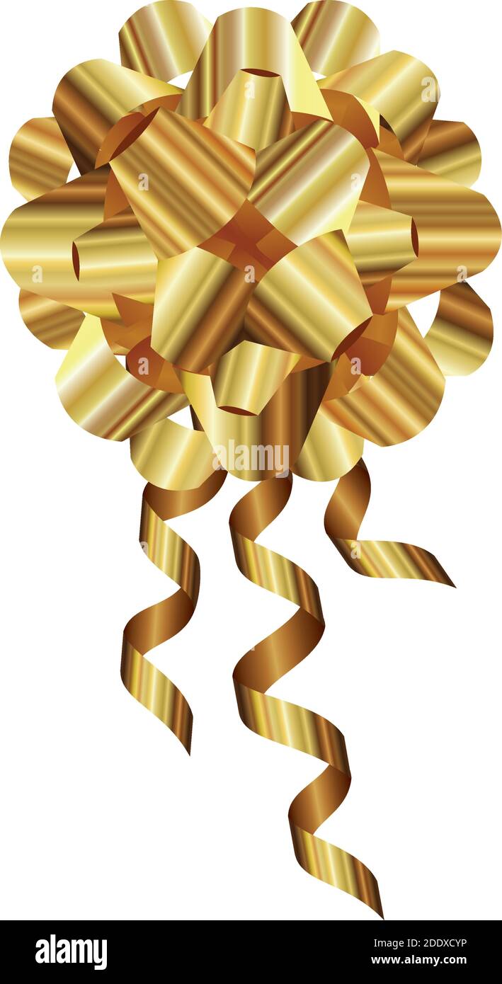 bow with a knot and ribbon Stock Vector Image & Art Alamy