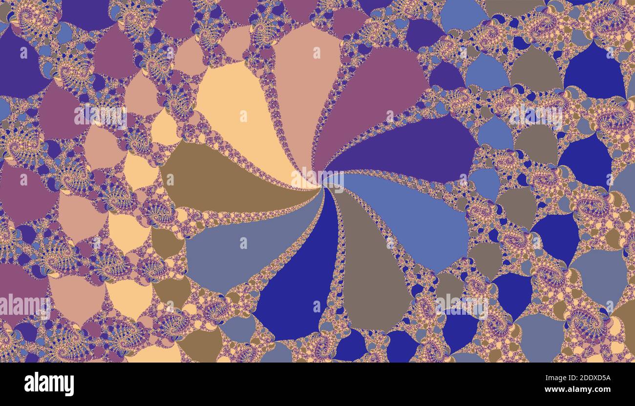 Abstract fractal psychedelic background. For design and network Stock Photo