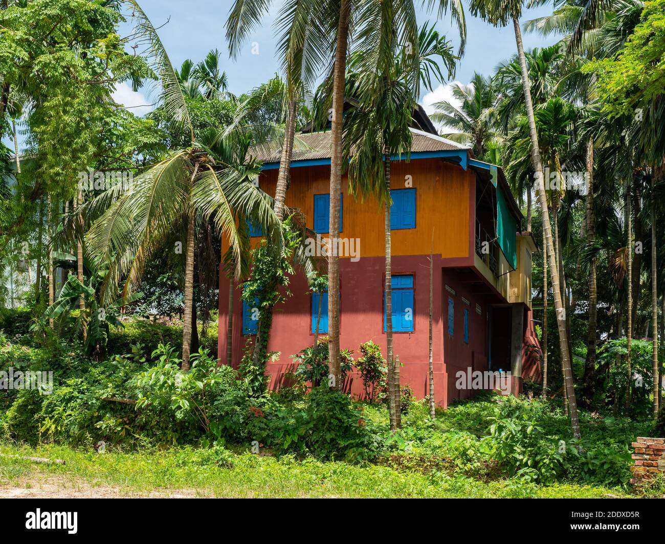 Residence for monks at the Taw Kyaung Monastery in Myeik, Tanintharyi