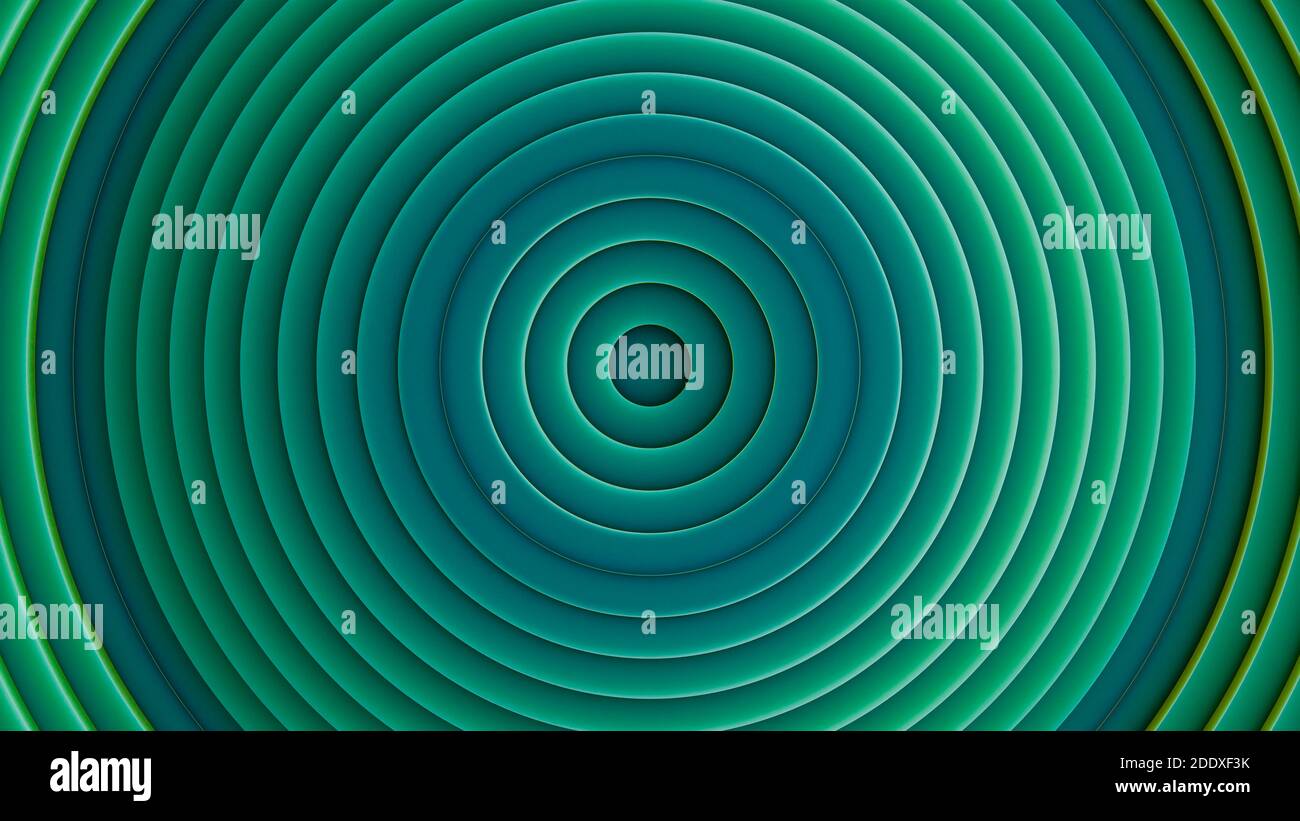 Abstract green background of circles Stock Photo - Alamy