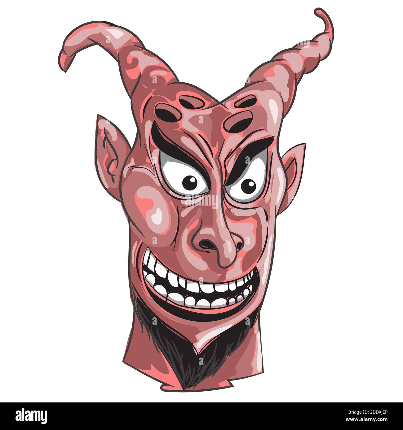 devil cartoon face