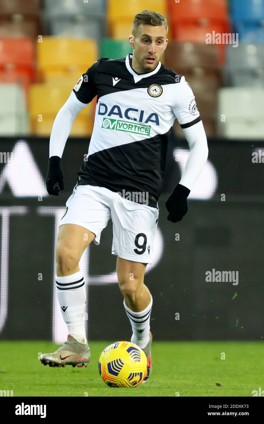 Udinese s Gerard Deulofeu in action during the Italian Coppa Italia