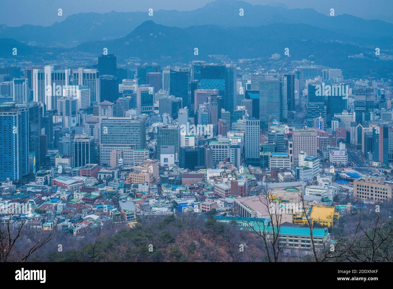 The scenery of Seoul Stock Photo - Alamy