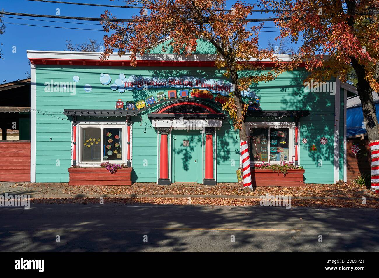 Local toy store business in Willits, California Stock Photo Alamy